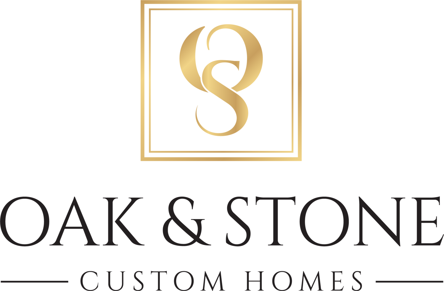 Oak and Stone Custom Homes logo